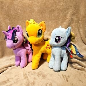 My Little Pony 10" Unicorns & Pegasus Plush Bundle